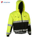 ANSI clase 3 Rflective alta visibilidad chaqueta de seguridad de invierno ropa de trabajo al por mayor Hi Vis sudadera con capucha ropa de trabajo